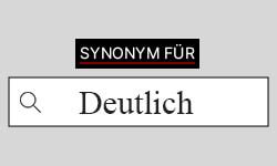 deutlich synonyme